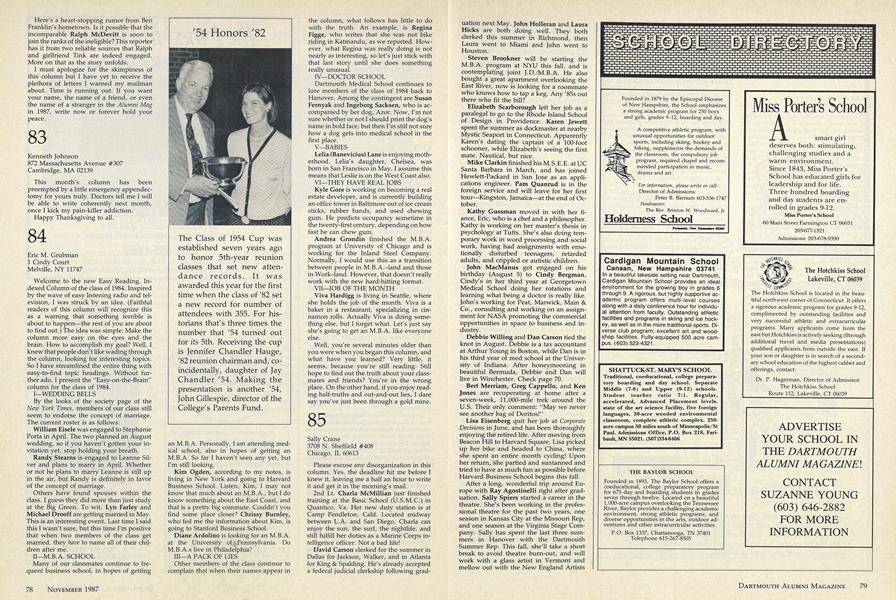 '54 Honors '82