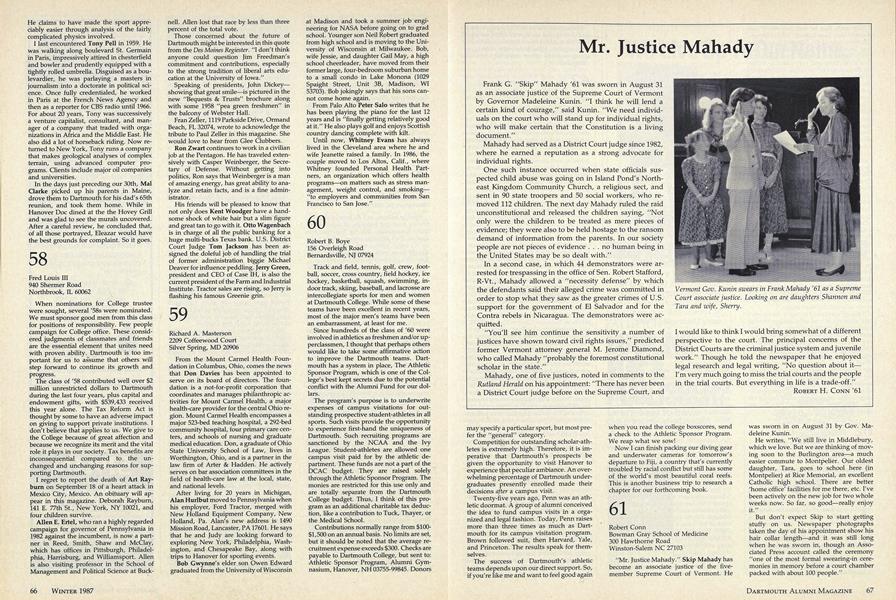 Mr. Justice Mahady