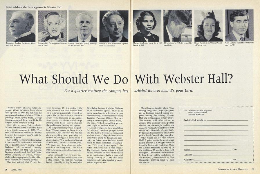 What Should We Do With Webster Hall?