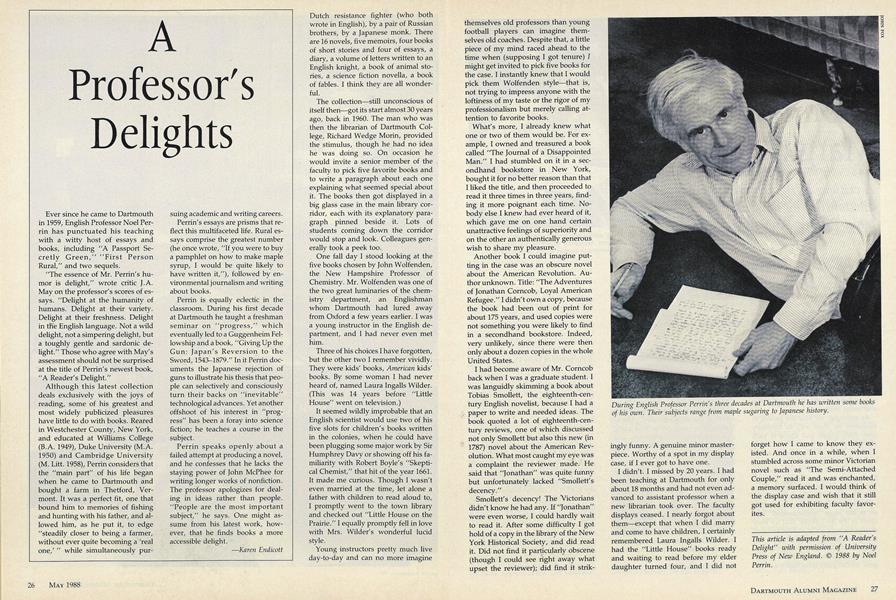 A Professor's Delights