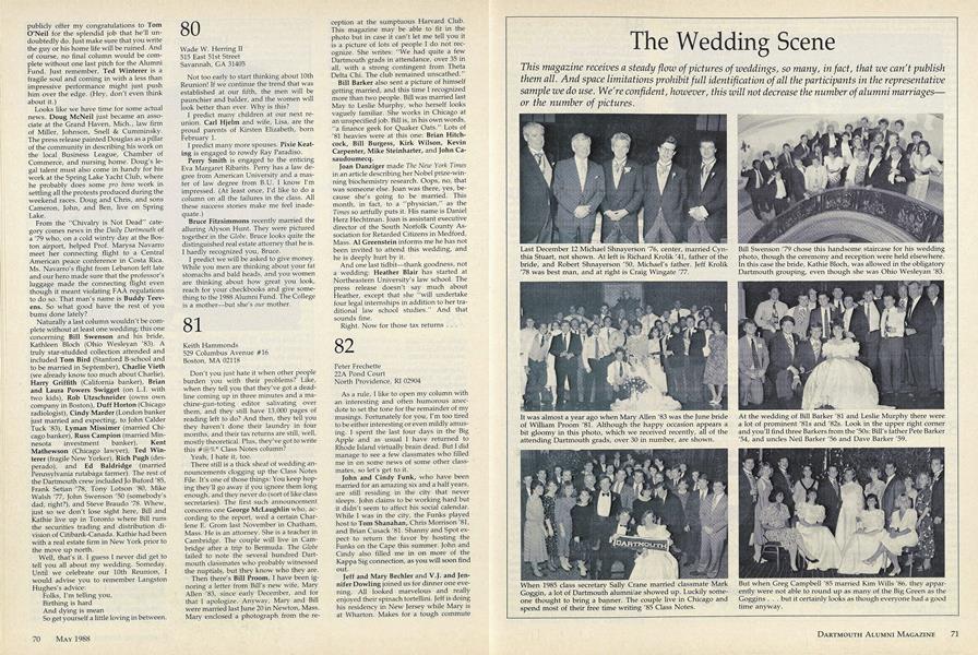 The Wedding Scene