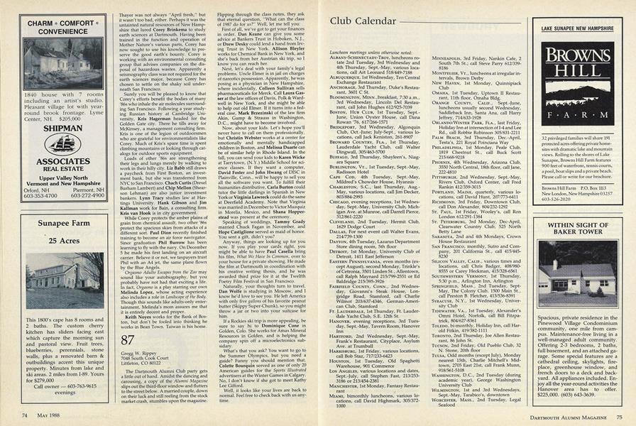 Club Calendar