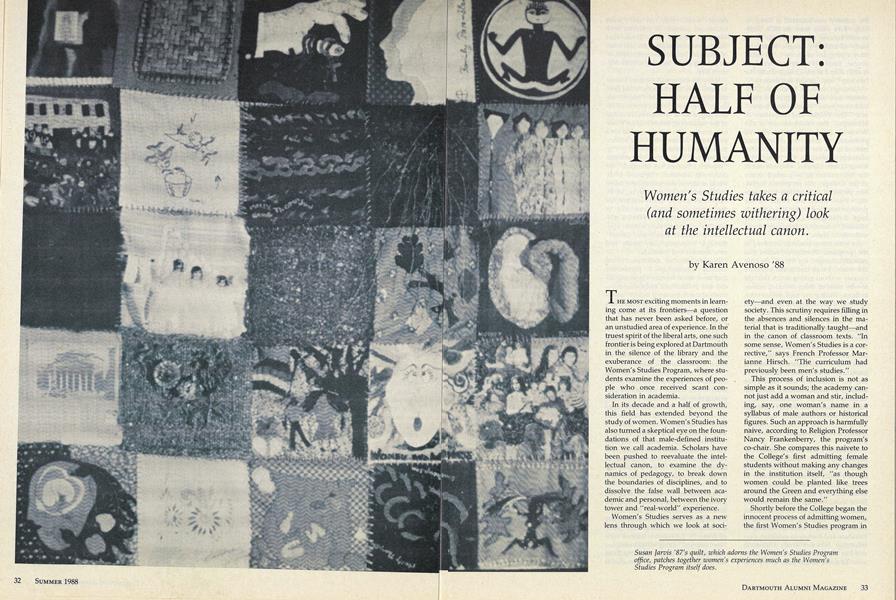 SUBJECT: HALF OF HUMANITY
