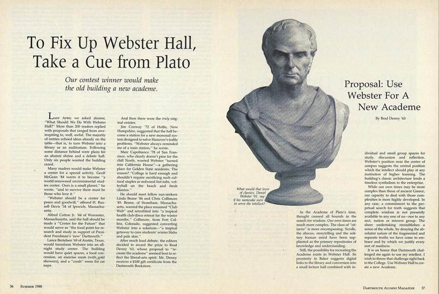 To Fix Up Webster Hall, Take a Cue from Plato