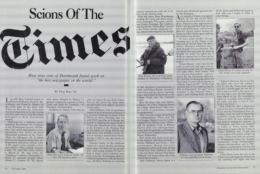 Scions Of The Times