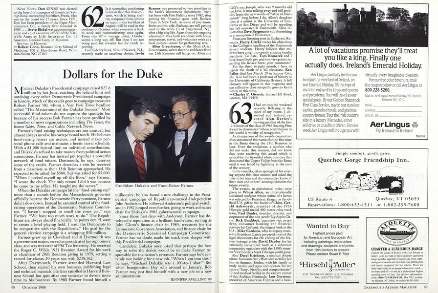 Dollars for the Duke