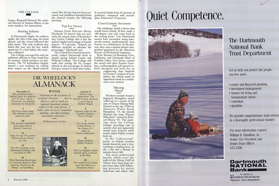 DR. WHEELOCK'S ALMANACK WINTER