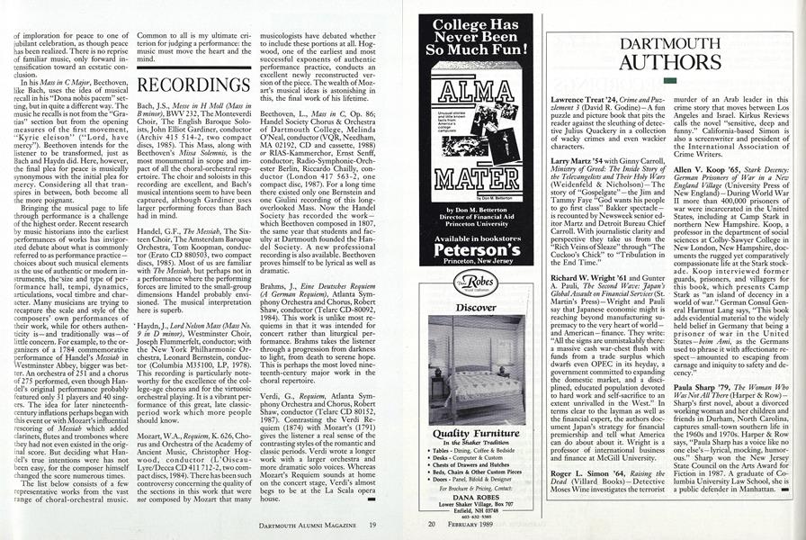 DARTMOUTH AUTHORS