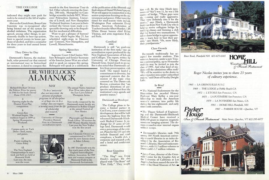 DR. WHEELOCK'S ALMANACK.