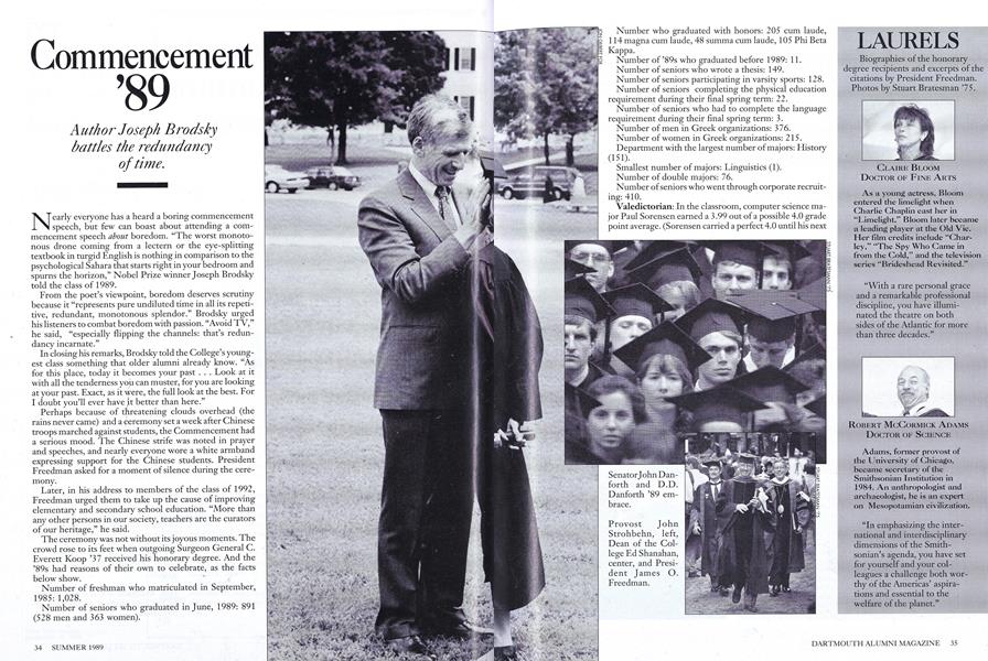 Commencement '89