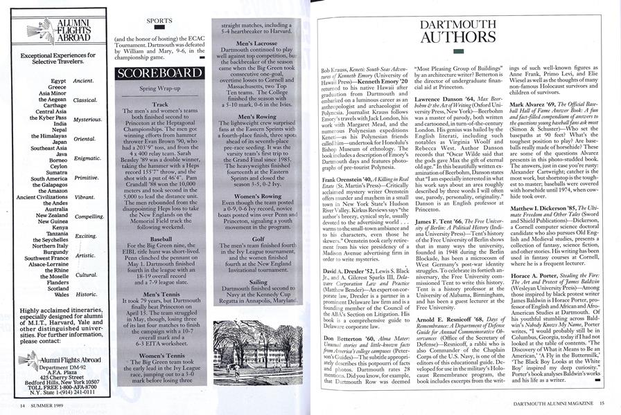 DARTMOUTH AUTHORS