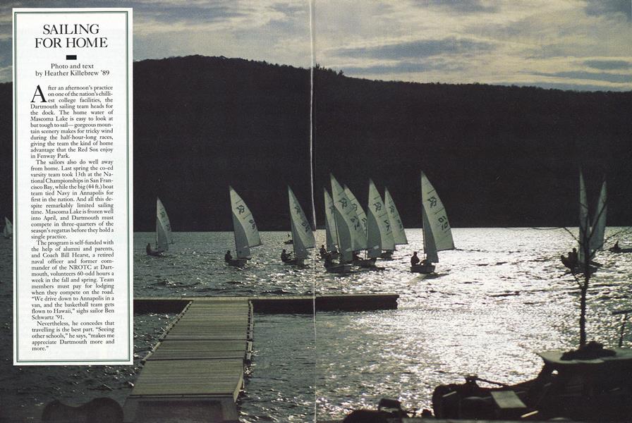 SAILING FOR HOME