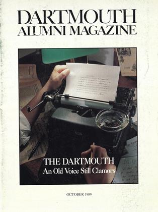 OCTOBER 1989 | Dartmouth Alumni Magazine