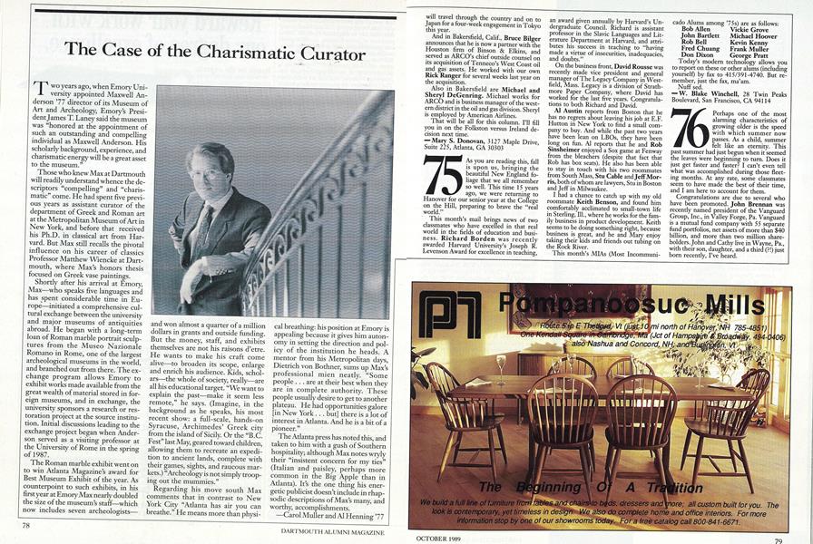 1976 | Dartmouth Alumni Magazine | OCTOBER 1989