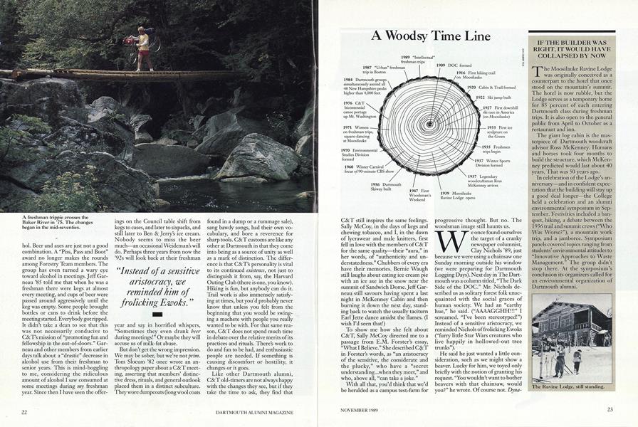 A Woodsy Time Line