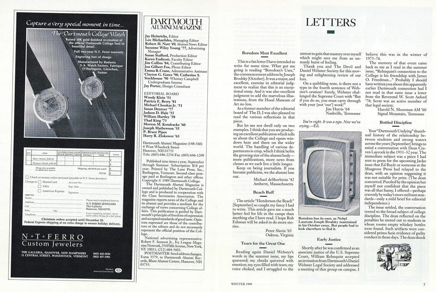 LETTERS