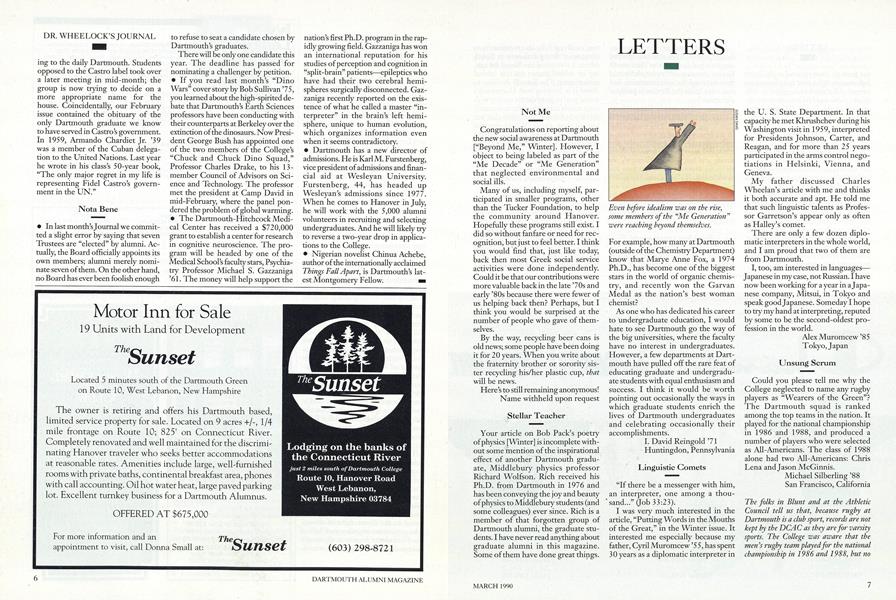 LETTERS