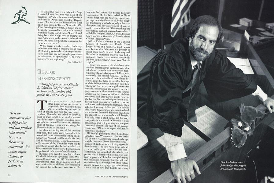 THE JUDGE WHO METES COMFORT