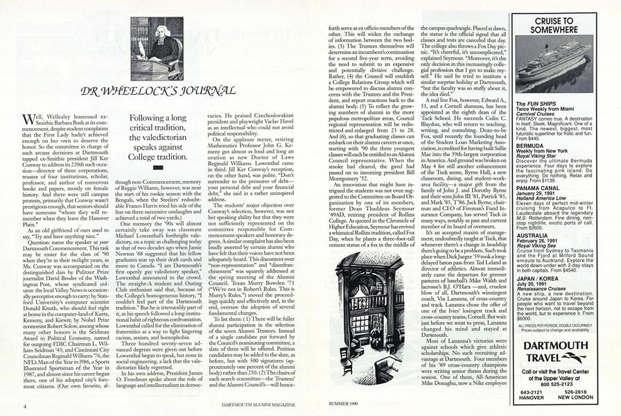 DR WHEELOCK’S JOURNAL