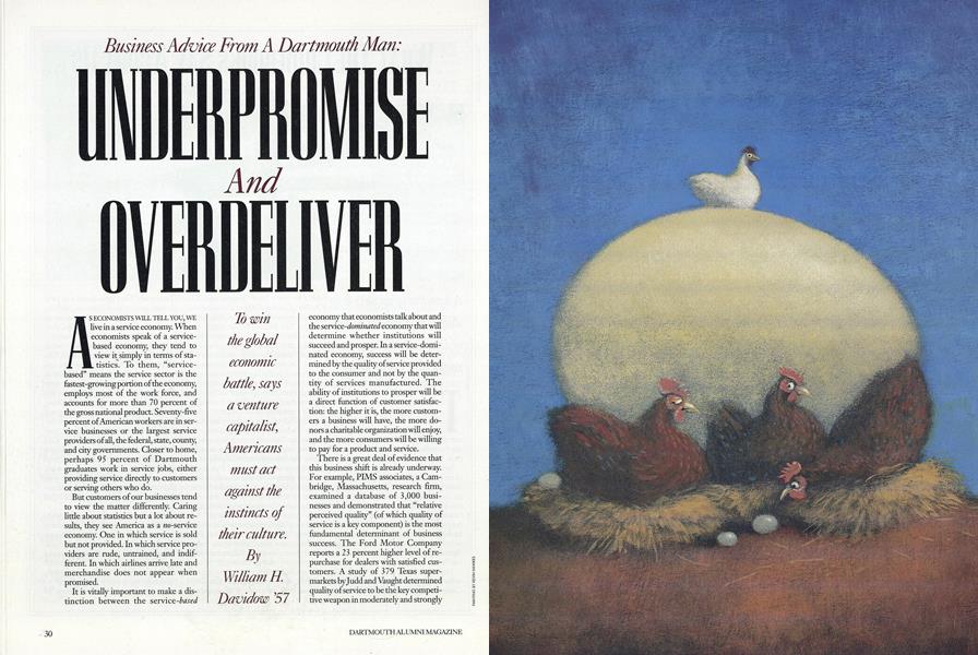 UNDERPROMISE AND OVERDELIVER