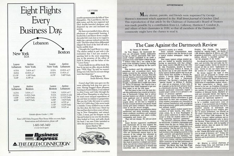 The Case Against the Dartmouth Review