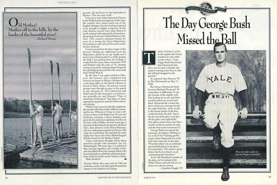The Day George Busk Missed the Ball