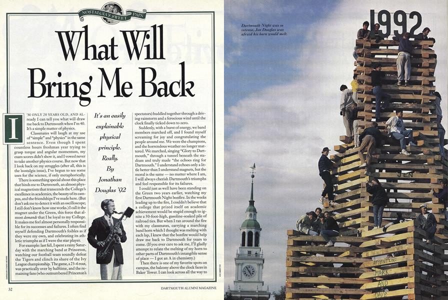 What Will Bring Me Back