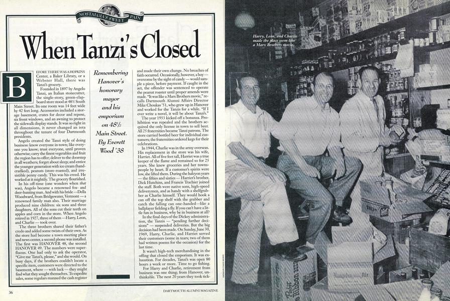 When Tanzi's Closed