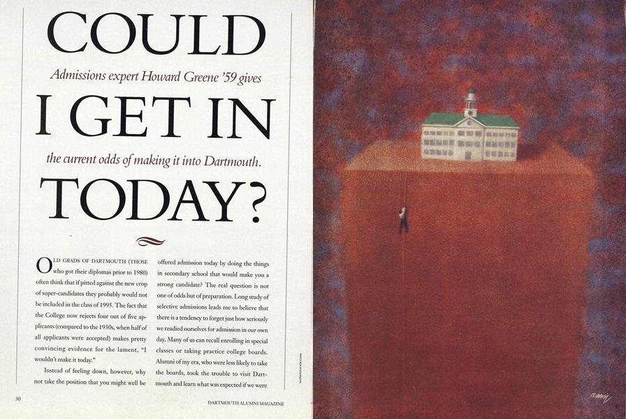 COULD I GET IN TODAY?