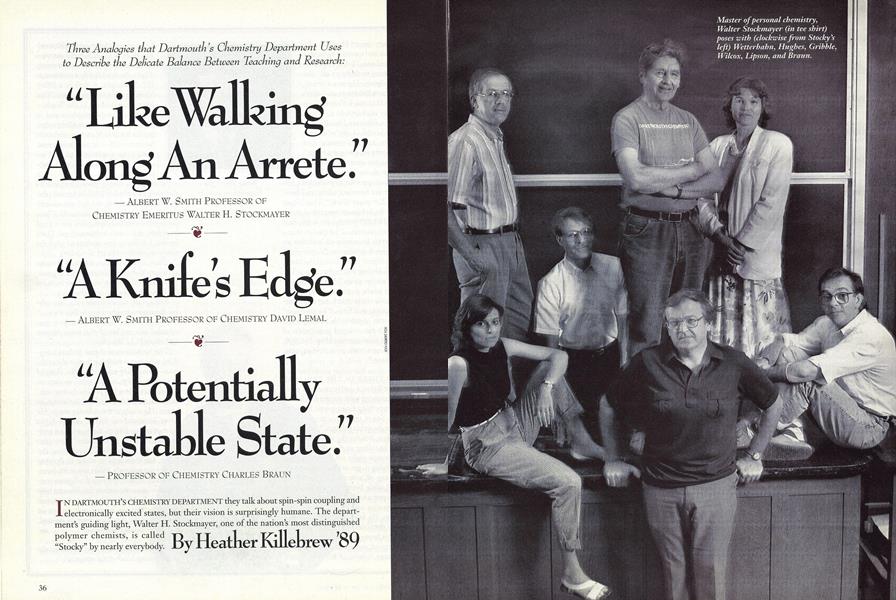 "Like Walking Along an Arrete."