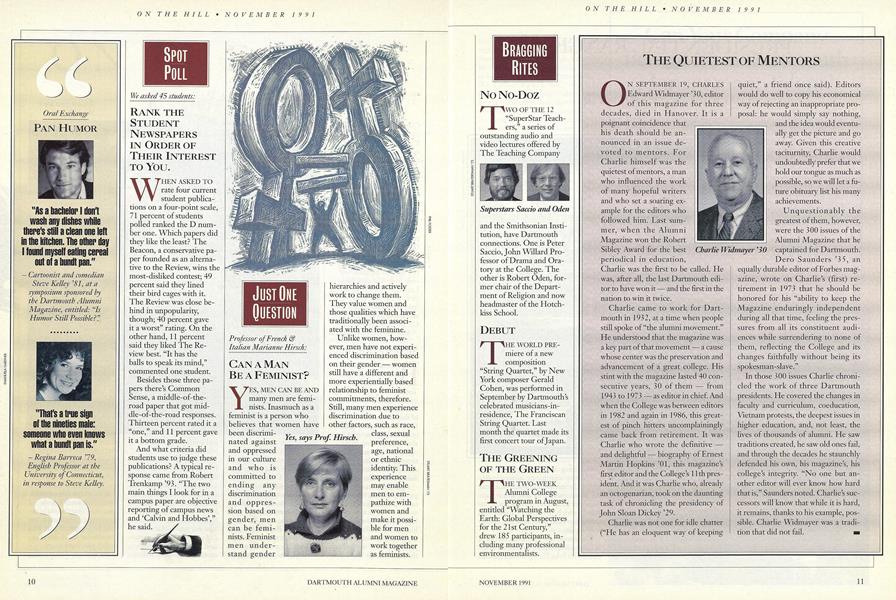 Rank the Student Newspapers in Order of Their Interest to You