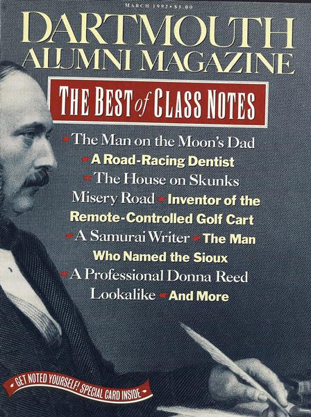 Issue: - March 1992 | Dartmouth Alumni Magazine