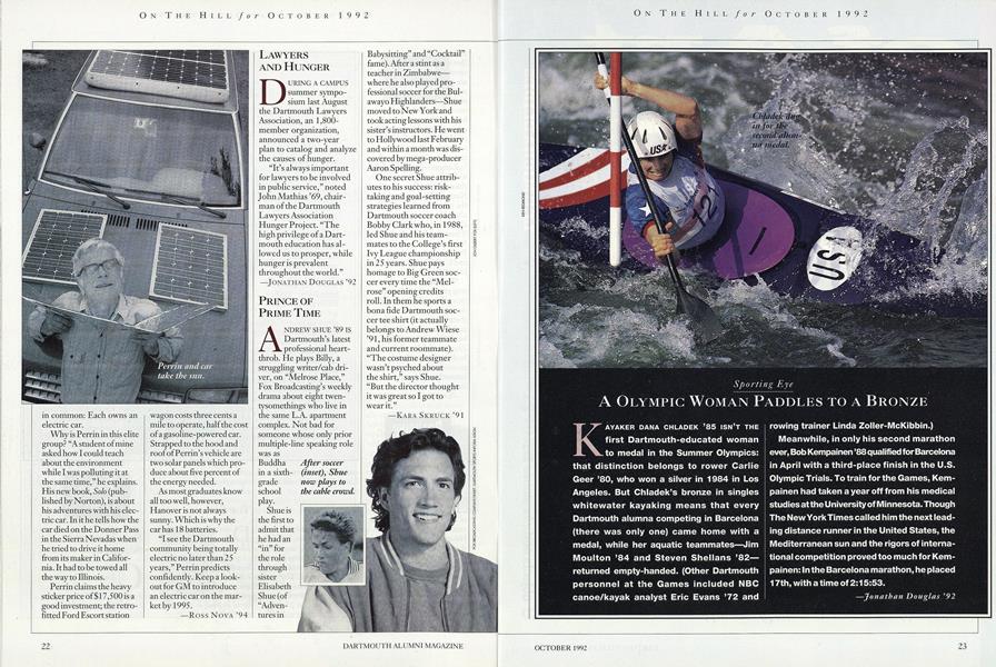 A Olympic Woman Paddles to a Bronze