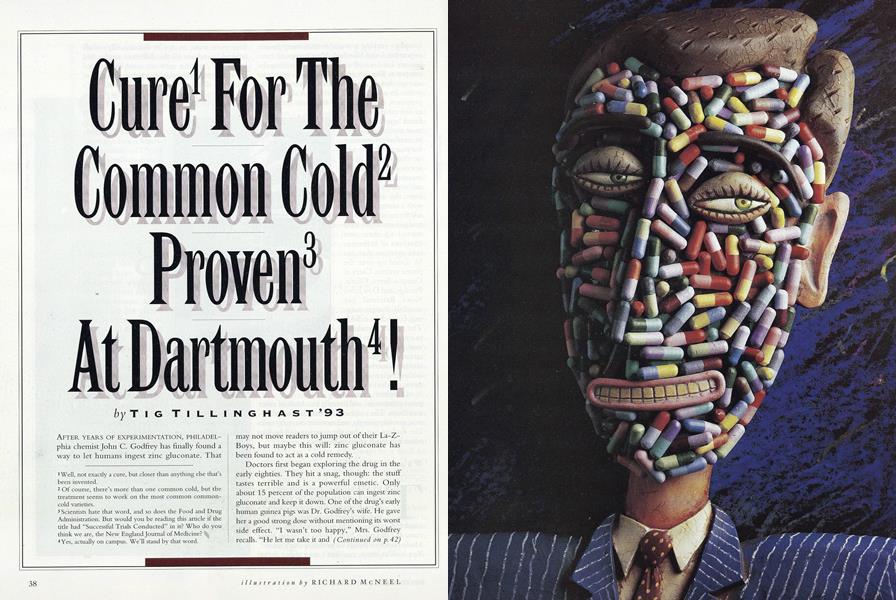 Cure1 For The Common Cold2 Proven3 At Dartmouth4!
