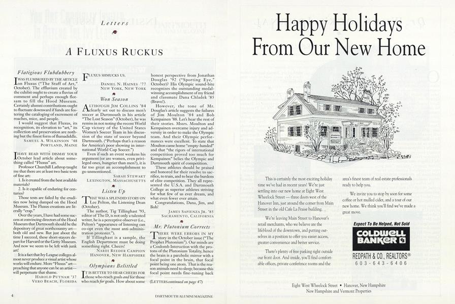 A Fluxus Ruckus