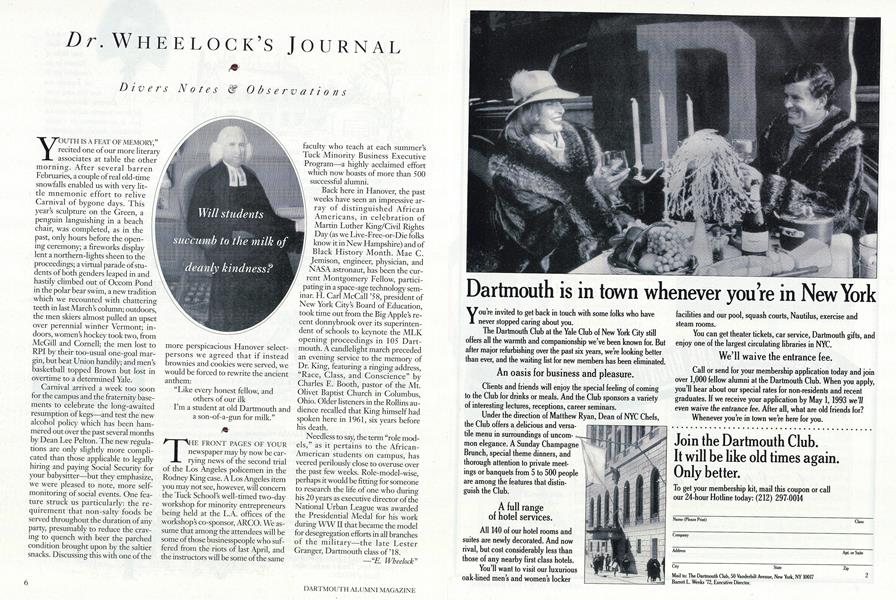 Dr. Wheelock's Journal