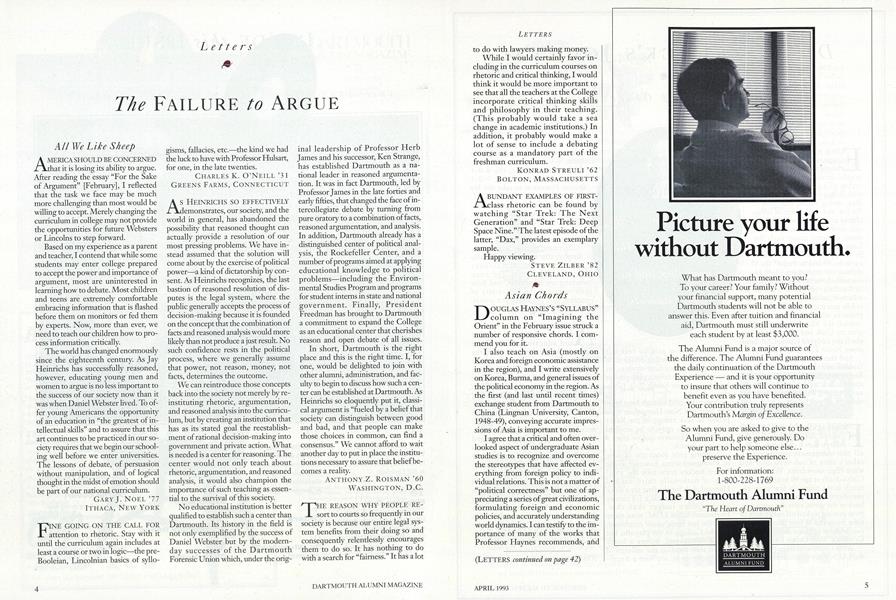 The Failure to Argue