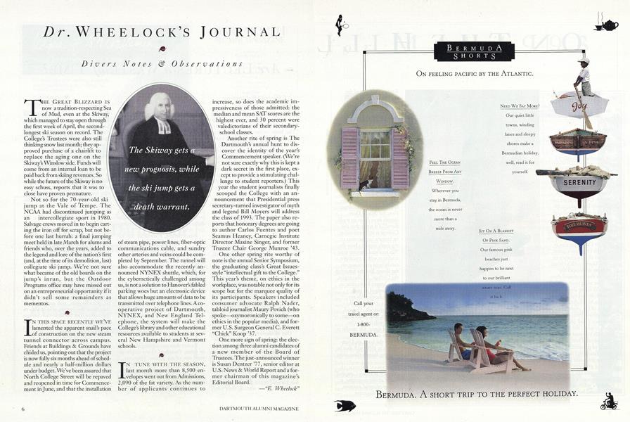 Dr. Wheelock's Journal