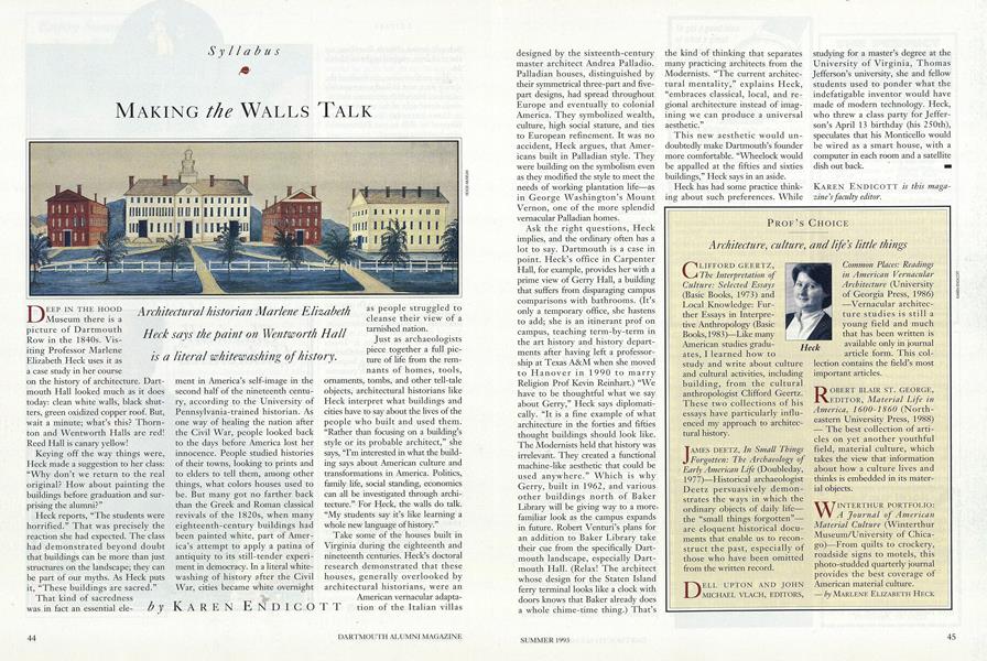 Making the Walls Talk