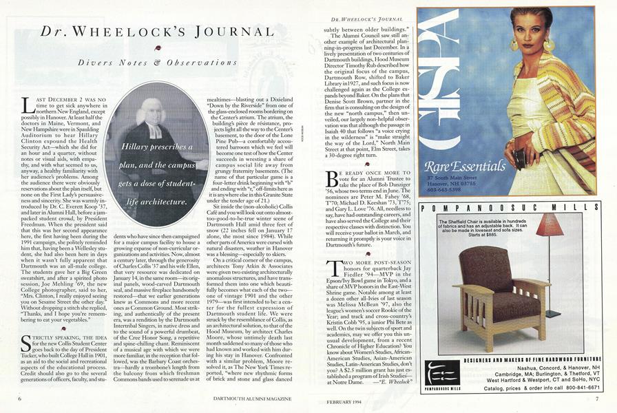 Dr. WHEELOCK'S JOURNAL