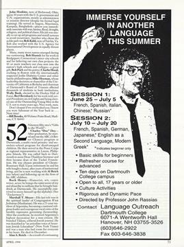 1952, Page: 71 - APRIL 1994 | Dartmouth Alumni Magazine