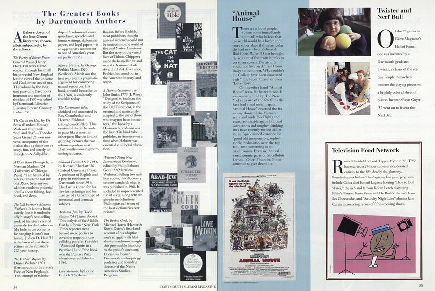 The Greatest Books by Dartmouth Authors