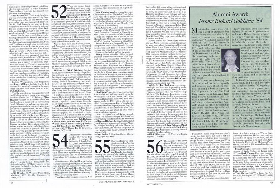 Alumni Award: Jerome Richard '54
