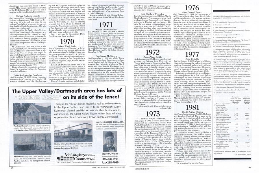 Statement of Ownership, Management and Circulation (Required by 39 U.S.C. 3685).