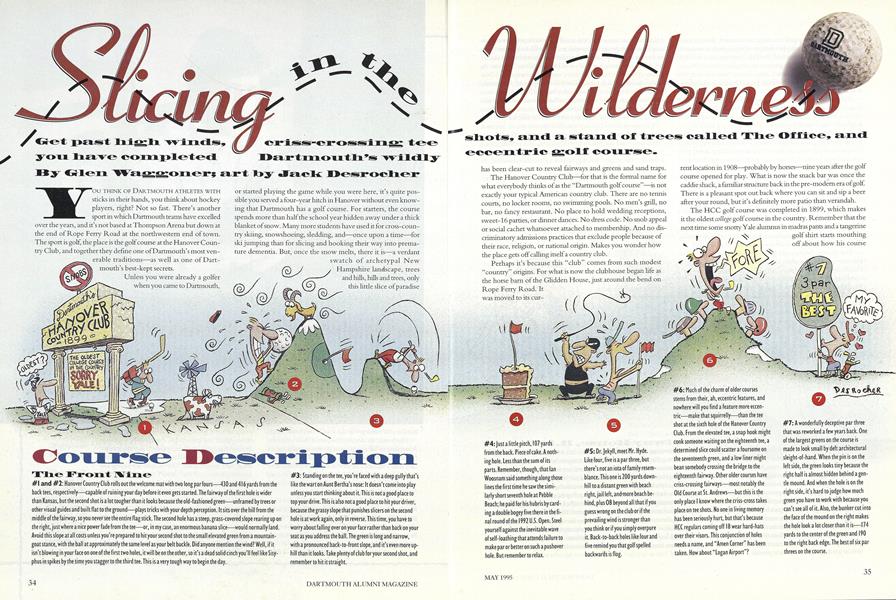 Slicing in the Wilderness | Dartmouth Alumni Magazine | May 1995