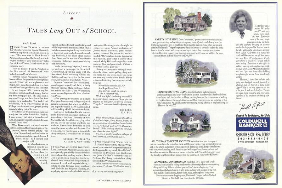Tales Long Out of School