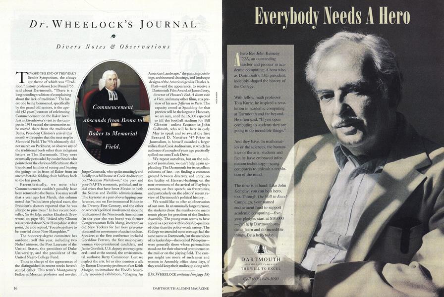 Dr. Wheelock's Journal