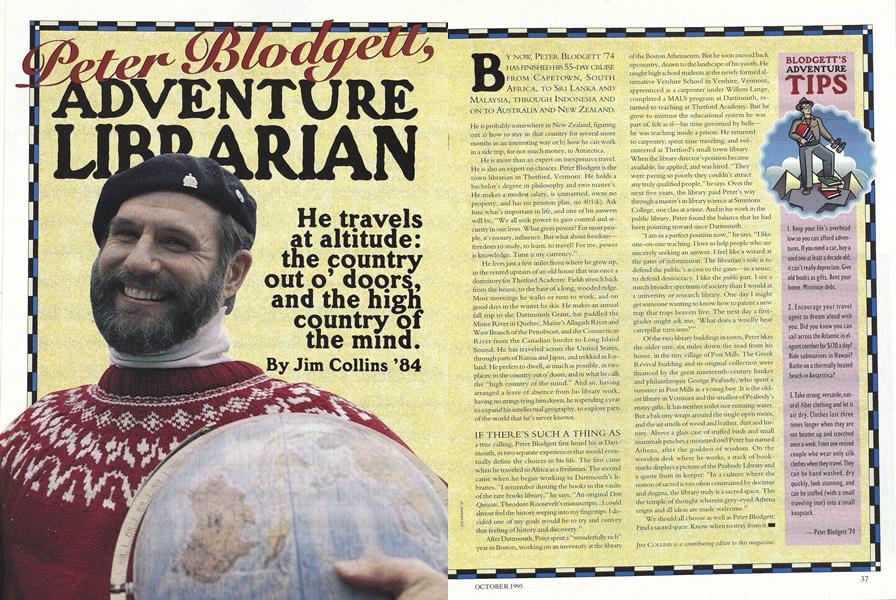 Peter Blodgutt, Adventure Librarian
