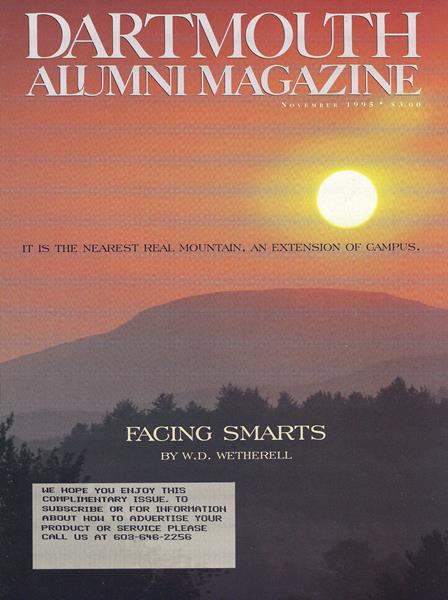 Issue: - November 1995 | Dartmouth Alumni Magazine