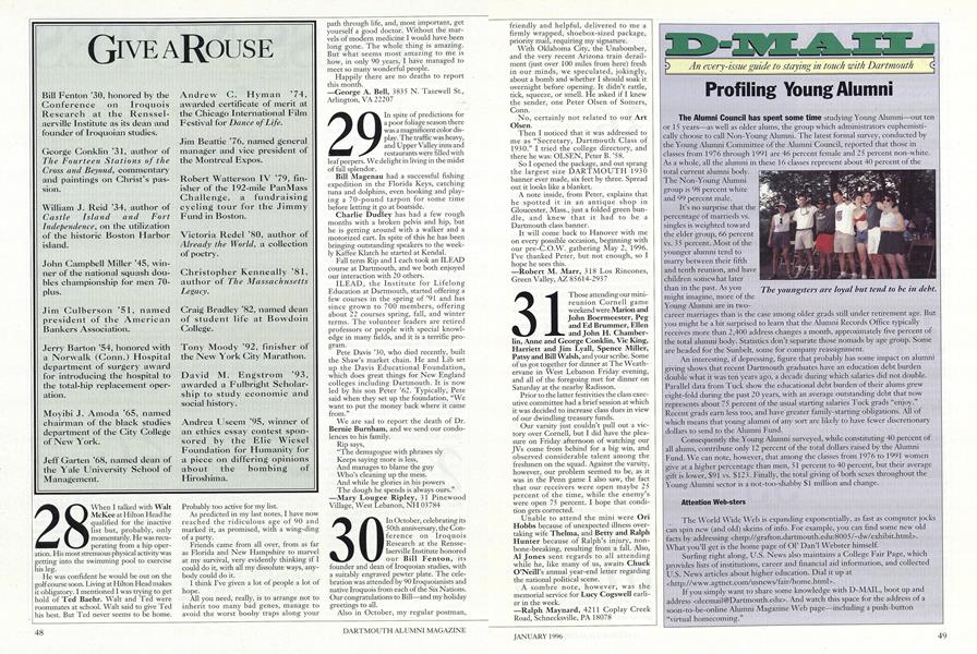 Profiling Young Alumni